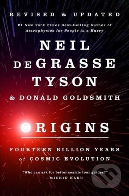 Kniha: Origins (Donald Goldsmith a Neil deGrasse Tyson). WW Norton & Co, 2022 Kniha: Origins (Donald Goldsmith a Neil deGrasse Tyson). WW Norton & Co, 2022
