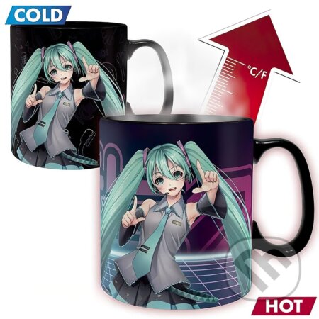 Hrnček Vocaloid - Hatsune Miku, meniaci sa (ABYstyle). ABYstyle, 2025 Hrnček Vocaloid - Hatsune Miku, meniaci sa (ABYstyle). ABYstyle, 2025