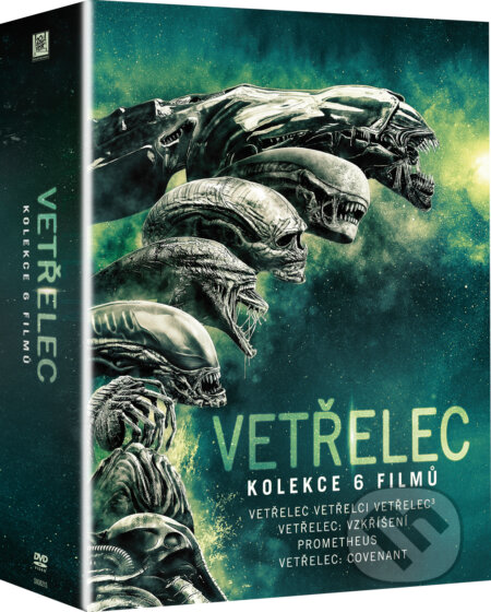 Film: Vetřelec: Kompletní kolekce 6 filmů (David Fincher, Jean-Pierre Jeunet a Ridley Scott) (Blu-ray). Bonton Film, 2018 Film: Vetřelec: Kompletní kolekce 6 filmů (David Fincher, Jean-Pierre Jeunet a Ridley Scott) (Blu-ray). Bonton Film, 2018