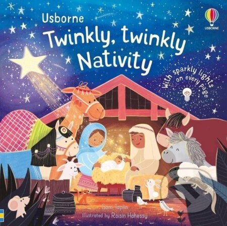 Kniha: Twinkly Twinkly Nativity Book (Sam Taplin). Usborne, 2021 Kniha: Twinkly Twinkly Nativity Book (Sam Taplin). Usborne, 2021