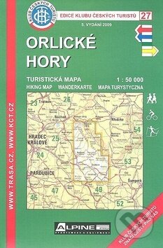 Kniha: KČT 27 Orlické hory 1:50 000 (). , 2009 Kniha: KČT 27 Orlické hory 1:50 000 (). , 2009