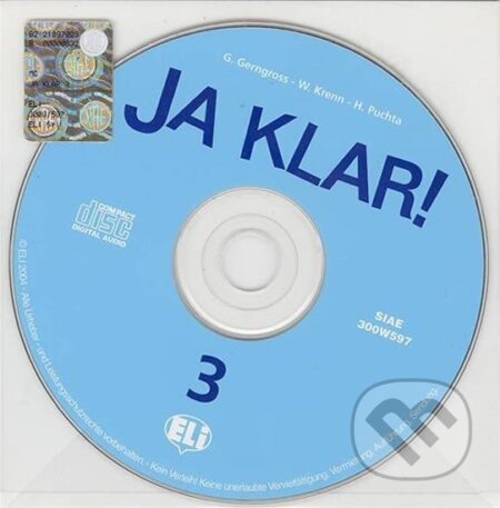 Kniha: Ja Klar! 3 Audio CD (Günter Gerngross). Eli, 2007 Kniha: Ja Klar! 3 Audio CD (Günter Gerngross). Eli, 2007