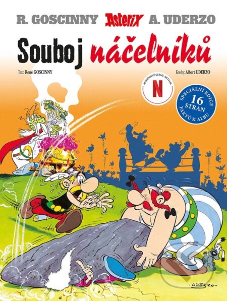 Kniha: Asterix Souboj náčelníků (René Goscinny). Alicanto, 2025 Kniha: Asterix Souboj náčelníků (René Goscinny). Alicanto, 2025
