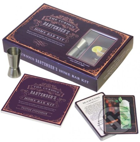 Kniha: The Curious Bartender’s Home Bar Kit (Tristan Stephenson). Ryland, Peters and Small, 2017 Kniha: The Curious Bartender’s Home Bar Kit (Tristan Stephenson). Ryland, Peters and Small, 2017