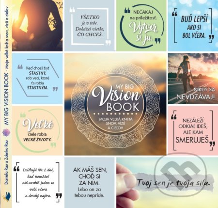 Kniha: My Big Vision Book / Moja veľká kniha snov, vízií a cieľov (Daniela Rau a Zdenko Rau). PLUTOS COMPANY, 2018 Kniha: My Big Vision Book / Moja veľká kniha snov, vízií a cieľov (Daniela Rau a Zdenko Rau). PLUTOS COMPANY, 2018
