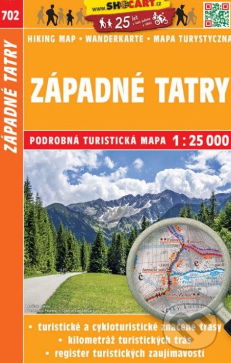 Západné Tatry 1:25 000 (SHOCart). SHOCart, 2018 Západné Tatry 1:25 000 (SHOCart). SHOCart, 2018