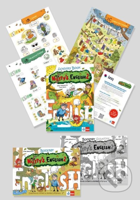 Kniha: Nutty´s English 2 – žákovský balíček (Klett). Klett Kniha: Nutty´s English 2 – žákovský balíček (Klett). Klett