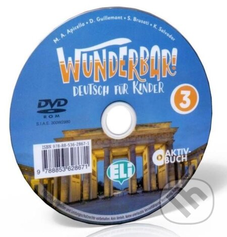 Kniha: Wunderbar! 3 - Aktivbuch (DVD-ROM) (Dominique Guillemant a M.A. Apicella). Eli, 2020 Kniha: Wunderbar! 3 - Aktivbuch (DVD-ROM) (Dominique Guillemant a M.A. Apicella). Eli, 2020