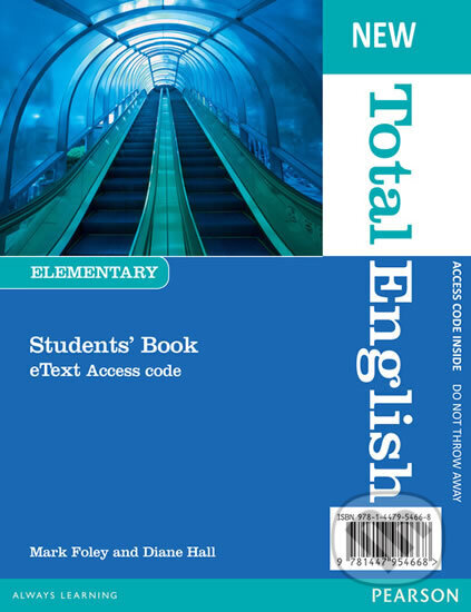 Kniha: New Total English Elementary eText Students´ Book Access Card (Araminta Crace). Pearson Kniha: New Total English Elementary eText Students´ Book Access Card (Araminta Crace). Pearson
