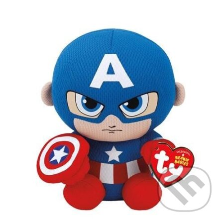 Beanie Babies Marvel - CAPTAIN AMERICA (). , 2025 Beanie Babies Marvel - CAPTAIN AMERICA (). , 2025