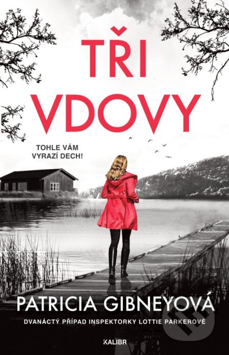 Kniha: Tři vdovy (Patricia Gibney). Kalibr, 2025 Kniha: Tři vdovy (Patricia Gibney). Kalibr, 2025