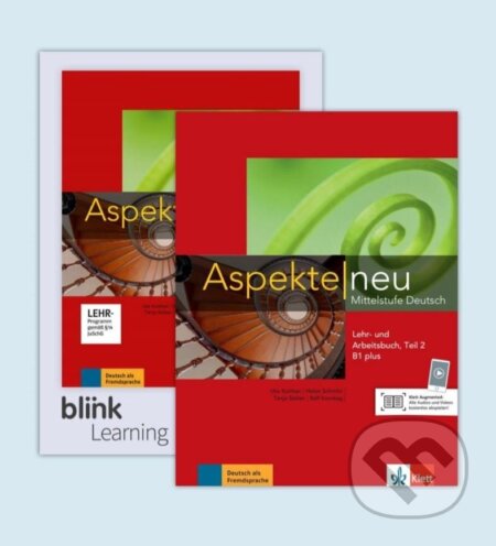 Kniha: Aspekte neu B1+ - Lehr./Arbeitsbuch Teil 2 + BlinkLearning Blended Bundle (14 Monate) (Ute Koithan). Klett, 2020 Kniha: Aspekte neu B1+ - Lehr./Arbeitsbuch Teil 2 + BlinkLearning Blended Bundle (14 Monate) (Ute Koithan). Klett, 2020