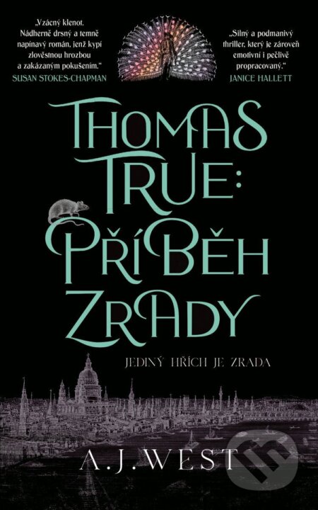 Kniha: Thomas True: Příběh zrady (A.J. West). Kalibr, 2025 Kniha: Thomas True: Příběh zrady (A.J. West). Kalibr, 2025