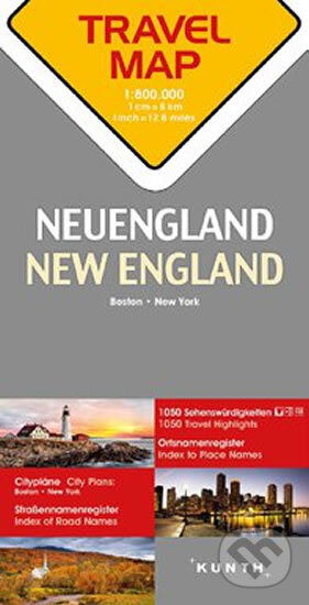 Kniha: New England 1:800T TravelMap KUNTH (Marco Polo). Marco Polo, 2017 Kniha: New England 1:800T TravelMap KUNTH (Marco Polo). Marco Polo, 2017