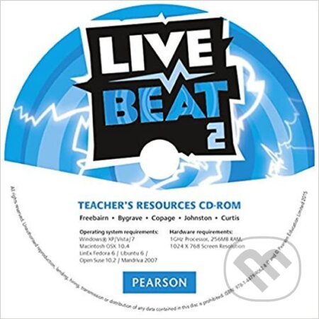 Kniha: Live Beat 2 Teacher´s Resources CD-ROM (autorů kolektiv). Pearson, 2015 Kniha: Live Beat 2 Teacher´s Resources CD-ROM (autorů kolektiv). Pearson, 2015