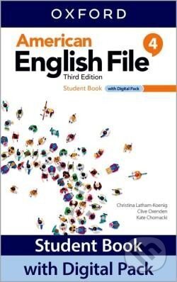 Kniha: American English File Third Edition Level 4: Student´s Book with Digital pack (Christina Latham-Koenig). Oxford University Press, 2022 Kniha: American English File Third Edition Level 4: Student´s Book with Digital pack (Christina Latham-Koenig). Oxford University Press, 2022
