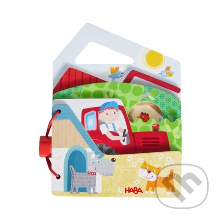 Společenská hra: Drevená kniha pre najmenších Traktor (Haba). Haba, 2025 Společenská hra: Drevená kniha pre najmenších Traktor (Haba). Haba, 2025