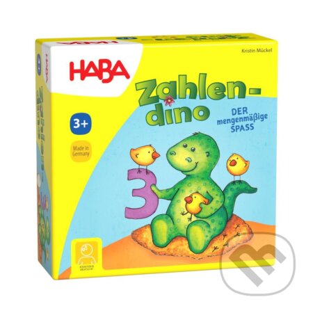 Společenská hra: Zahlendino od 3 rokov (Haba). Haba, 2025 Společenská hra: Zahlendino od 3 rokov (Haba). Haba, 2025