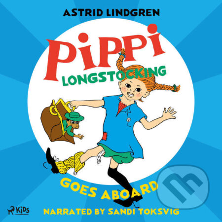 Audiokniha: Pippi Longstocking Goes Aboard (EN) (Astrid Lindgren). Saga Egmont, 2025 Audiokniha: Pippi Longstocking Goes Aboard (EN) (Astrid Lindgren). Saga Egmont, 2025