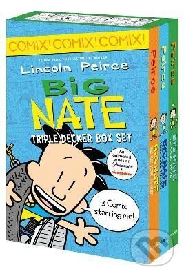 Kniha: Big Nate: Triple Decker Box Set: Big Nate: What Could Possibly Go Wrong? and Big Nate: Here Goes Nothing, and Big Nate: Genius Mode (Lincoln Peirce). HarperCollins, 2021 Kniha: Big Nate: Triple Decker Box Set: Big Nate: What Could Possibly Go Wrong? and Big Nate: Here Goes Nothing, and Big Nate: Genius Mode (Lincoln Peirce). HarperCollins, 2021