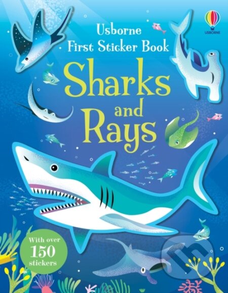 Kniha: First Sticker Book Sharks and Rays (Jane Bingham). Usborne, 2024 Kniha: First Sticker Book Sharks and Rays (Jane Bingham). Usborne, 2024