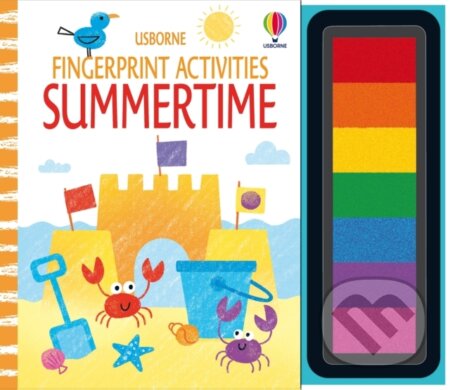 Kniha: Fingerprint Activities Summertime (Fiona Watt). Usborne, 2025 Kniha: Fingerprint Activities Summertime (Fiona Watt). Usborne, 2025