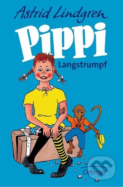 Kniha: Pippi Langstrumpf (Astrid Lindgren). Oetinger, 1962 Kniha: Pippi Langstrumpf (Astrid Lindgren). Oetinger, 1962