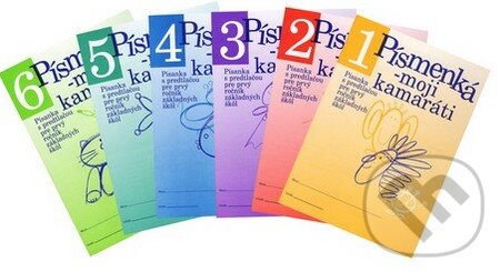 Kniha: Písmenká - moji kamaráti (6 písaniek s predtlačou) (Lýdia Virgovičová a Zuzana Virgovičová). Orbis Pictus Istropolitana, 2018 Kniha: Písmenká - moji kamaráti (6 písaniek s predtlačou) (Lýdia Virgovičová a Zuzana Virgovičová). Orbis Pictus Istropolitana, 2018