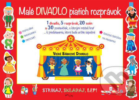 Kniha: Malé divadlo piatich rozprávok (Foni book). Foni book, 2018 Kniha: Malé divadlo piatich rozprávok (Foni book). Foni book, 2018