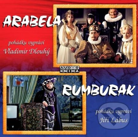 Audiokniha: Arabela a Rumburak (Jiří Lábus a Vladimír Dlouhý). Hudobné albumy, 2018 Audiokniha: Arabela a Rumburak (Jiří Lábus a Vladimír Dlouhý). Hudobné albumy, 2018