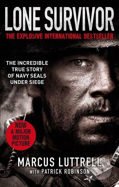 Kniha: Lone Survivor (Marcus Luttrell a Patrick Robinson). Sphere, 2014 Kniha: Lone Survivor (Marcus Luttrell a Patrick Robinson). Sphere, 2014