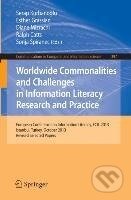 Kniha: Worldwide Commonalities and Challenges in Information Literacy Research and Practice (Serap Kurbanoglu). Springer International Publishing, 2013 Kniha: Worldwide Commonalities and Challenges in Information Literacy Research and Practice (Serap Kurbanoglu). Springer International Publishing, 2013