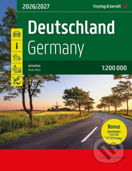 Kniha: Německo 1:200 000 / autoatlas 2026/2027 (freytag&berndt). freytag&berndt, 2025 Kniha: Německo 1:200 000 / autoatlas 2026/2027 (freytag&berndt). freytag&berndt, 2025