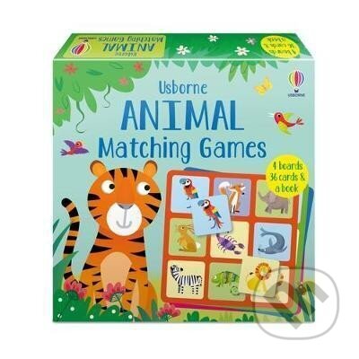 Kniha: Animal Matching Games (Kate Nolan). Usborne, 2022 Kniha: Animal Matching Games (Kate Nolan). Usborne, 2022