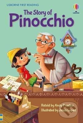 Kniha: The Story of Pinocchio (Andy Prentice). Usborne, 2021 Kniha: The Story of Pinocchio (Andy Prentice). Usborne, 2021