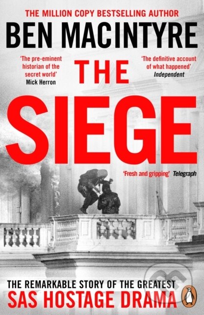 Kniha: The Siege (Ben MacIntyre). Penguin Books, 2025 Kniha: The Siege (Ben MacIntyre). Penguin Books, 2025