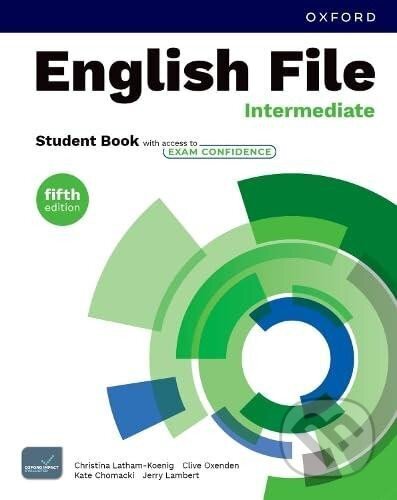 Kniha: English File Fifth Edition Intermediate Student´s Book with Exam Confidence (Clive Oxenden a Christina Latham-Koenig). Oxford University Press, 2024 Kniha: English File Fifth Edition Intermediate Student´s Book with Exam Confidence (Clive Oxenden a Christina Latham-Koenig). Oxford University Press, 2024