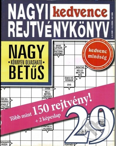 Kniha: Nagyi kedvence rejtvénykönyv 29 (Foni book). Foni book, 2020 Kniha: Nagyi kedvence rejtvénykönyv 29 (Foni book). Foni book, 2020