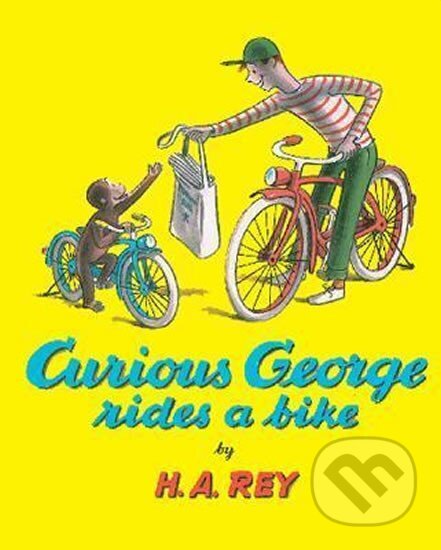 Kniha: Curious George rides a Bike (H.A. Rey). , 1988 Kniha: Curious George rides a Bike (H.A. Rey). , 1988