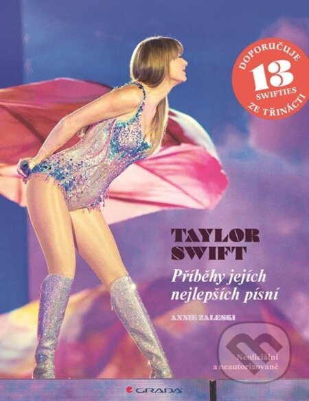Kniha: Taylor Swift – příběhy jejích nejlepších písní (Annie Zaleski). Grada, 2025 Kniha: Taylor Swift – příběhy jejích nejlepších písní (Annie Zaleski). Grada, 2025