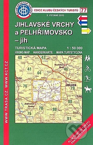 Kniha: Kčt 77 Jihlavské vrchy (Klub českých turistů). Klub českých turistů, 2010 Kniha: Kčt 77 Jihlavské vrchy (Klub českých turistů). Klub českých turistů, 2010
