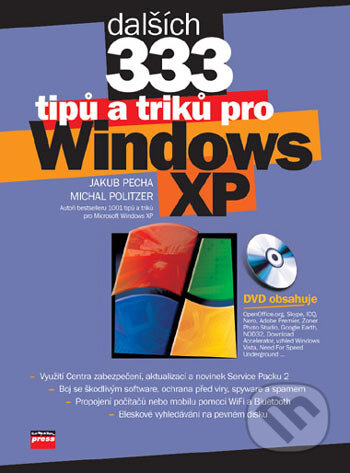 Kniha: Dalších 333 tipů a triků pro Windows XP (Jakub Pecha a Michal Politzer). Computer Press, 2006 Kniha: Dalších 333 tipů a triků pro Windows XP (Jakub Pecha a Michal Politzer). Computer Press, 2006