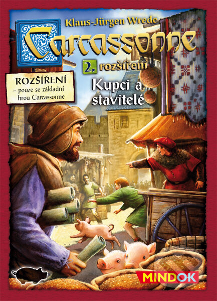 Společenská hra: Carcassonne - Kupci a stavitelia (2. rozšírenie) (Klaus-Jürgen Wrede). Albi, 2003 Společenská hra: Carcassonne - Kupci a stavitelia (2. rozšírenie) (Klaus-Jürgen Wrede). Albi, 2003