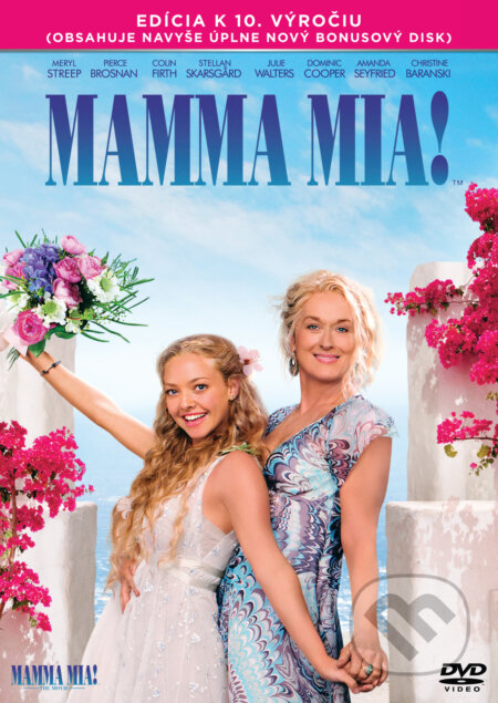 Film: Mamma Mia! 10th Anniversary Edition (Phyllida Lloyd) (DVD). Bonton Film, 2018 Film: Mamma Mia! 10th Anniversary Edition (Phyllida Lloyd) (DVD). Bonton Film, 2018