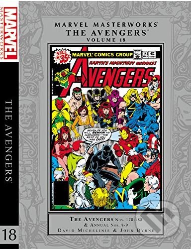 Kniha: The Avengers (Volume 18) (Bill Mantlo, David Michelinie a kolektív). Marvel, 2018 Kniha: The Avengers (Volume 18) (Bill Mantlo, David Michelinie a kolektív). Marvel, 2018