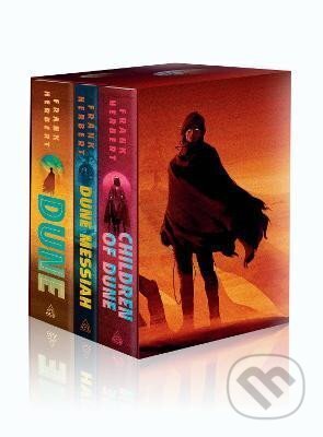 Kniha: Frank Herbert´s Dune Saga 3-Book Deluxe Hardcover Boxed Set: Dune, Dune Messiah, and Children of Dune (Frank Herbert). Penguin Putnam Inc, 2023 Kniha: Frank Herbert´s Dune Saga 3-Book Deluxe Hardcover Boxed Set: Dune, Dune Messiah, and Children of Dune (Frank Herbert). Penguin Putnam Inc, 2023