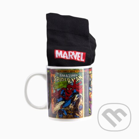 Darčekový set - hrnček s ponožkami Marvel: Spider-man (Marvel). Marvel, 2025 Darčekový set - hrnček s ponožkami Marvel: Spider-man (Marvel). Marvel, 2025