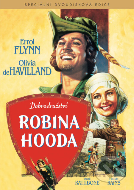 Film: Dobrodružství Robina Hooda (1938) (William Keighley a Michael Curtiz) (DVD). Magicbox, 2025 Film: Dobrodružství Robina Hooda (1938) (William Keighley a Michael Curtiz) (DVD). Magicbox, 2025