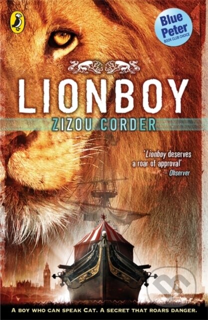 Kniha: Lionboy (Zizou Corder). Puffin Books, 2004 Kniha: Lionboy (Zizou Corder). Puffin Books, 2004