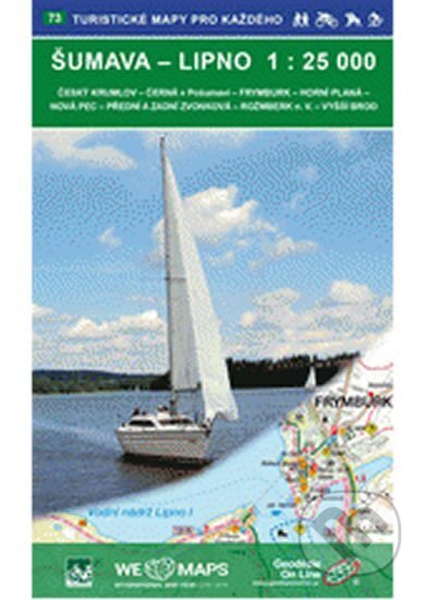 Kniha: Šumava-Lipno 1:25T /73 Turistické mapy pro každého (Geodezie On Line). Geodezie On Line Kniha: Šumava-Lipno 1:25T /73 Turistické mapy pro každého (Geodezie On Line). Geodezie On Line